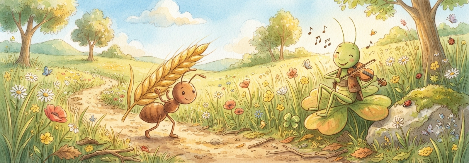 The Ant and the Grasshopper