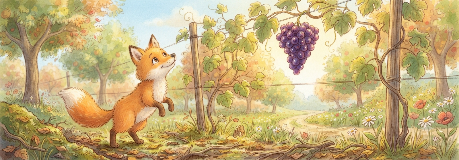 The Fox and the Grapes