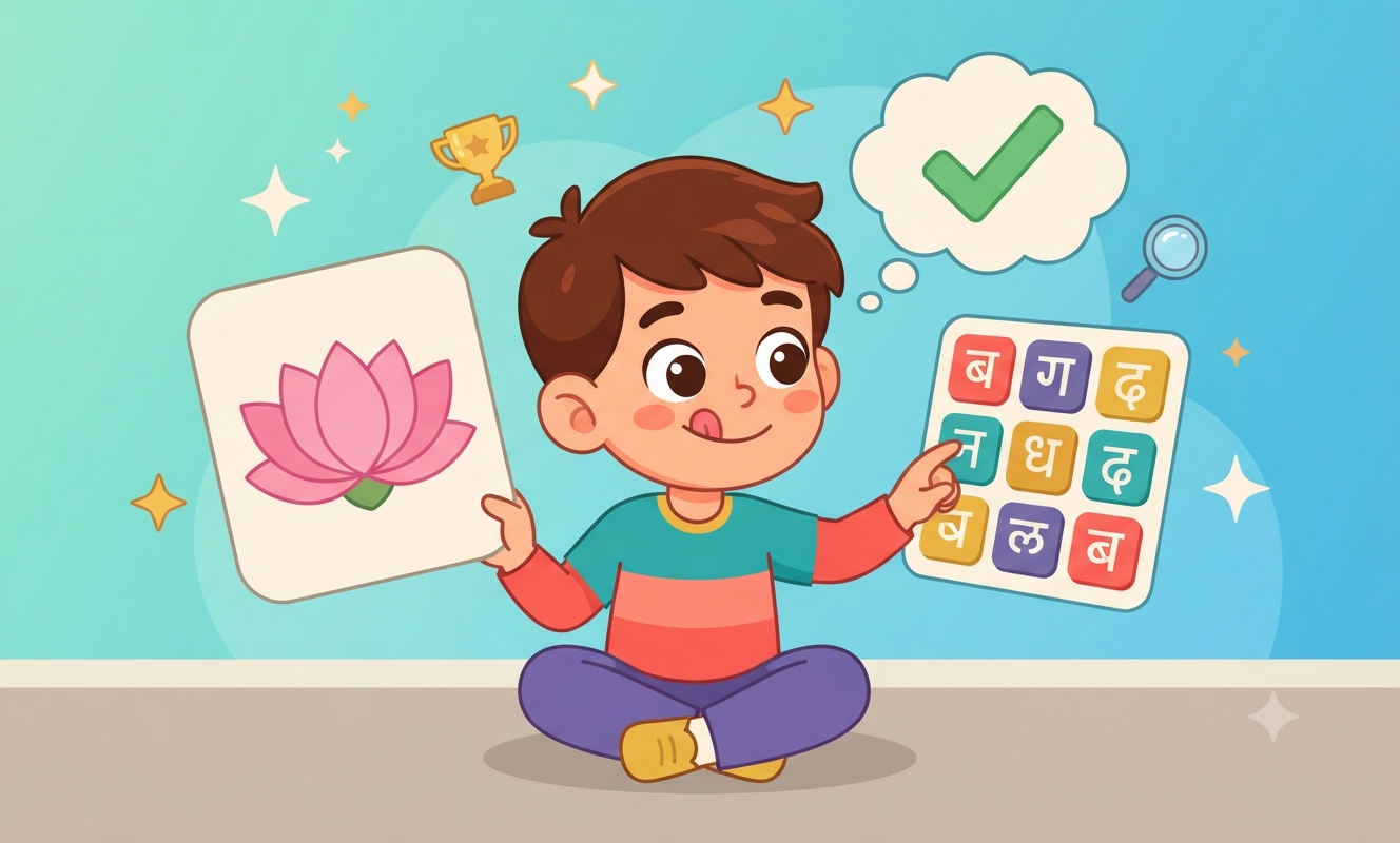 चलो व्यंजन चित्र क्विज़ खेलें!